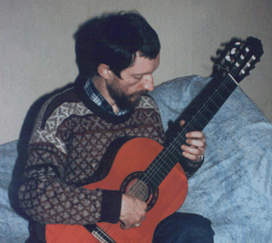N. Andreev with guitar