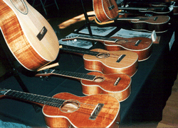 Ukuleles and guitars by Tony Graziano