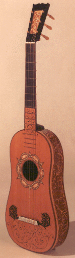 17th century style guitar